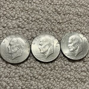 1976 Eisenhower Dollar Coins